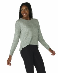 Boxercraft Ladies' Cuddle Soft Boxy Crewneck Sweatshirt