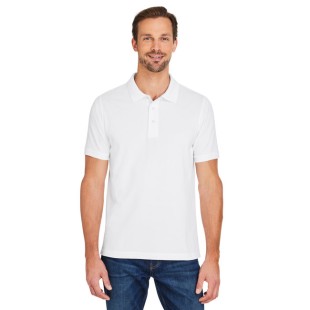 Harriton Men's Valiant Cotton Snag Protect Polo