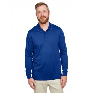 Harriton Men's Tall Advantage Long Sleeve Snag Protection Plus IL Polo