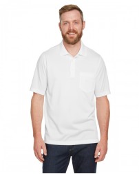 Harriton Men's Advantage Snag Protection Plus IL Pocket Polo