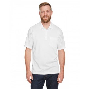 Harriton Men's Advantage Snag Protection Plus IL Pocket Polo