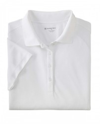 M374W Harriton Ladies' Polytech Mesh Insert Polo