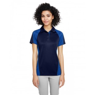 Harriton Ladies' Advantage Snag Protection Plus IL Colorblock Polo