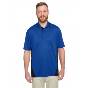 Harriton Men's Tall Flash Snag Protection Plus IL Colorblock Polo