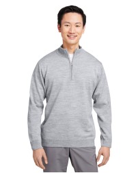 Harriton Unisex Pilbloc Quarter-Zip Sweater