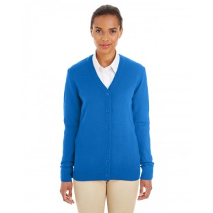 M425W Harriton Ladies' Pilbloc V-Neck Button Cardigan Sweater