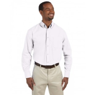 Harriton Men's Tall Essential Poplin