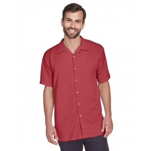 Harriton Men's Bahama Cord Camp Shirt