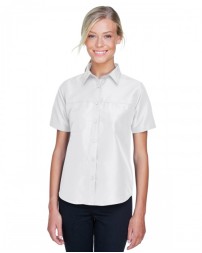 M580W Harriton Ladies' Key West Short-Sleeve Performance Staff Shirt