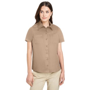 Harriton Ladies' Advantage IL Short-Sleeve Work Shirt