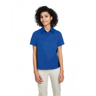 Harriton Ladies' Flash IL Colorblock Short Sleeve Shirt