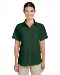 M610SW Harriton Ladies' Paradise Short-Sleeve Performance Shirt