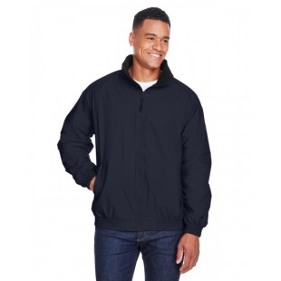 Harriton Adult Fleece-Lined Nylon Jacket