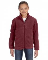 M990Y Harriton Youth Full-Zip Fleece