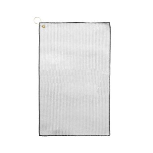 Pro Towels Microfiber Waffle Golf Towel with Brass Grommet & Hook