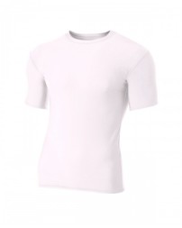 A4 Adult Polyester Spandex Short Sleeve Compression T-Shirt