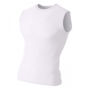 A4 Youth Sleeveless Compression Muscle T-Shirt