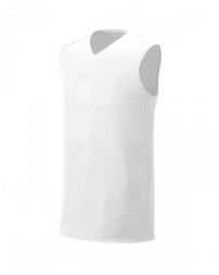 NB2340 A4 Youth Moisture Management V Neck Muscle Shirt