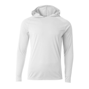 A4 Youth Long Sleeve Hooded T-Shirt