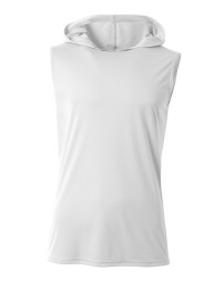 NB3410 A4 Youth Sleeveless Hooded T-Shirt