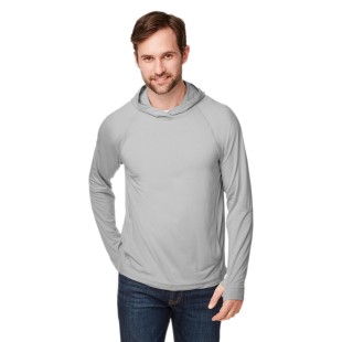 North End Unisex JAQ Stretch Performance Hooded T-Shirt