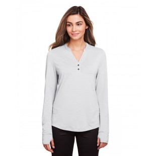 North End Ladies' JAQ Snap-Up Stretch Performance Pullover