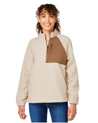 NE713W North End Ladies' Aura Sweater Fleece Quarter-Zip