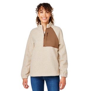 North End Ladies' Aura Sweater Fleece Quarter-Zip