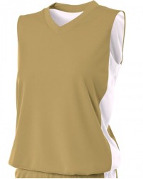 A4 NW2320 Ladies' Reversible Moisture Management Muscle Shirt - Wholesale Womens T Shirts
