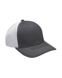 Adams Brushed Cotton/Soft Mesh Trucker Style Cap