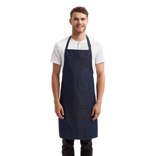 Artisan Collection by Reprime Unisex 'Colours' Recycled Bib Apron with Pocket