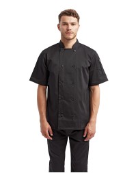 Artisan Collection by Reprime Unisex Short-Sleeve Recycled Chef's Coat