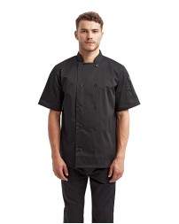 RP656 Artisan Collection by Reprime Unisex Short-Sleeve Recycled Chef's Coat