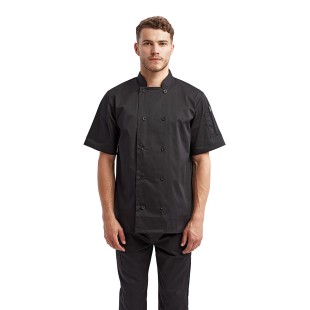 Artisan Collection by Reprime Unisex Short-Sleeve Recycled Chef's Coat