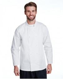 Artisan Collection by Reprime Unisex Studded Front Long-Sleeve Chef's Jacket