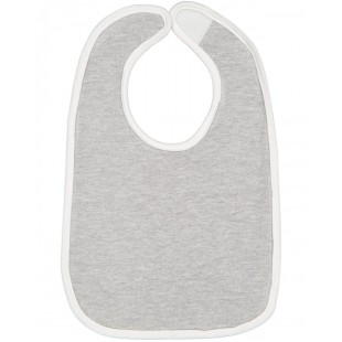 Rabbit Skins Infant Contrast Trim Bib