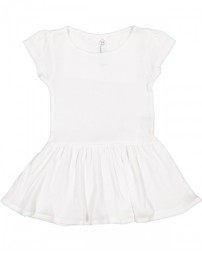 RS5320 Rabbit Skins Infant Baby Rib Dress