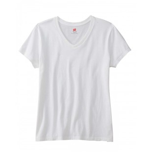 Hanes Ladies' Perfect-T V-Neck T-Shirt