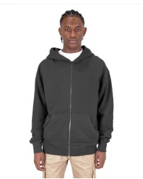 SHGDZ Shaka Wear Men's Garment Dye Double-Zip Hooded Sweatshirt