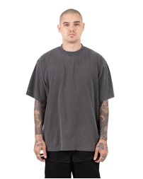 Shaka Wear Men's Garment Dyed Reverse T-Shirt