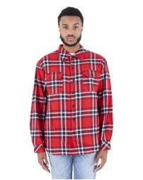 SHPFJ Shaka Wear Men's Plaid Flannel Jacket