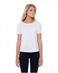 StarTee Ladies' Boxy High Low T-Shirt