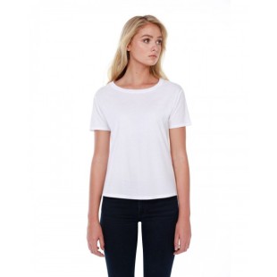 StarTee Ladies' Boxy High Low T-Shirt