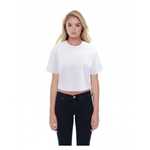 StarTee Ladies' Crop Boyfriend T-Shirt