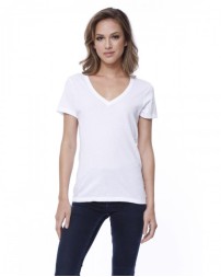 StarTee Ladies' Cotton V-Neck T-Shirt