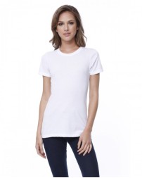 StarTee Ladies' CVC Crew Neck T-shirt