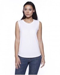 StarTee Ladies' CVC Sleeveless T-shirt