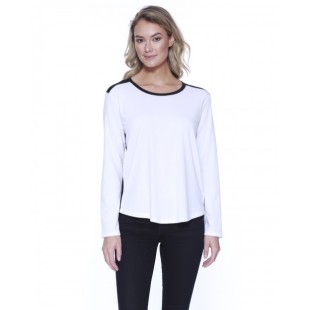StarTee Ladies' CVC Melrose Long-Sleeve T-Shirt
