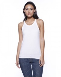 StarTee Ladies' CVC Halter Tank Top