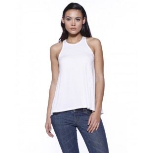 StarTee Ladies' CVC Flared Tank Top